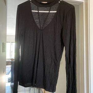 PST black shirt. Large. Cut out detailed neck.NWOT